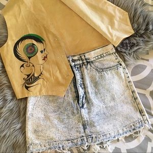 🎉 VINTAGE DENIM SKORT